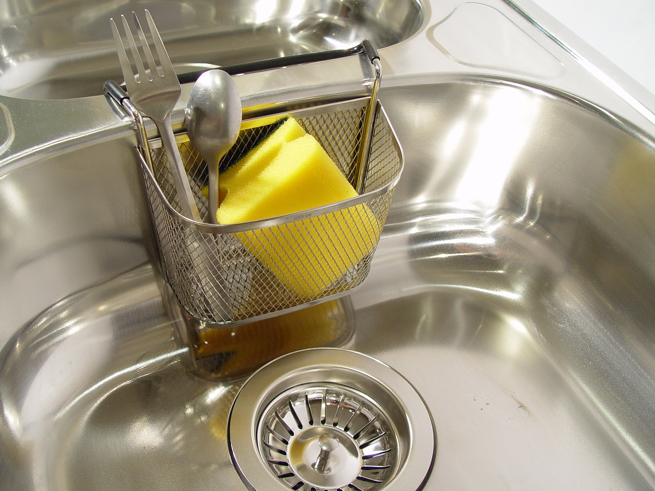 sink scourer kitchen free photo