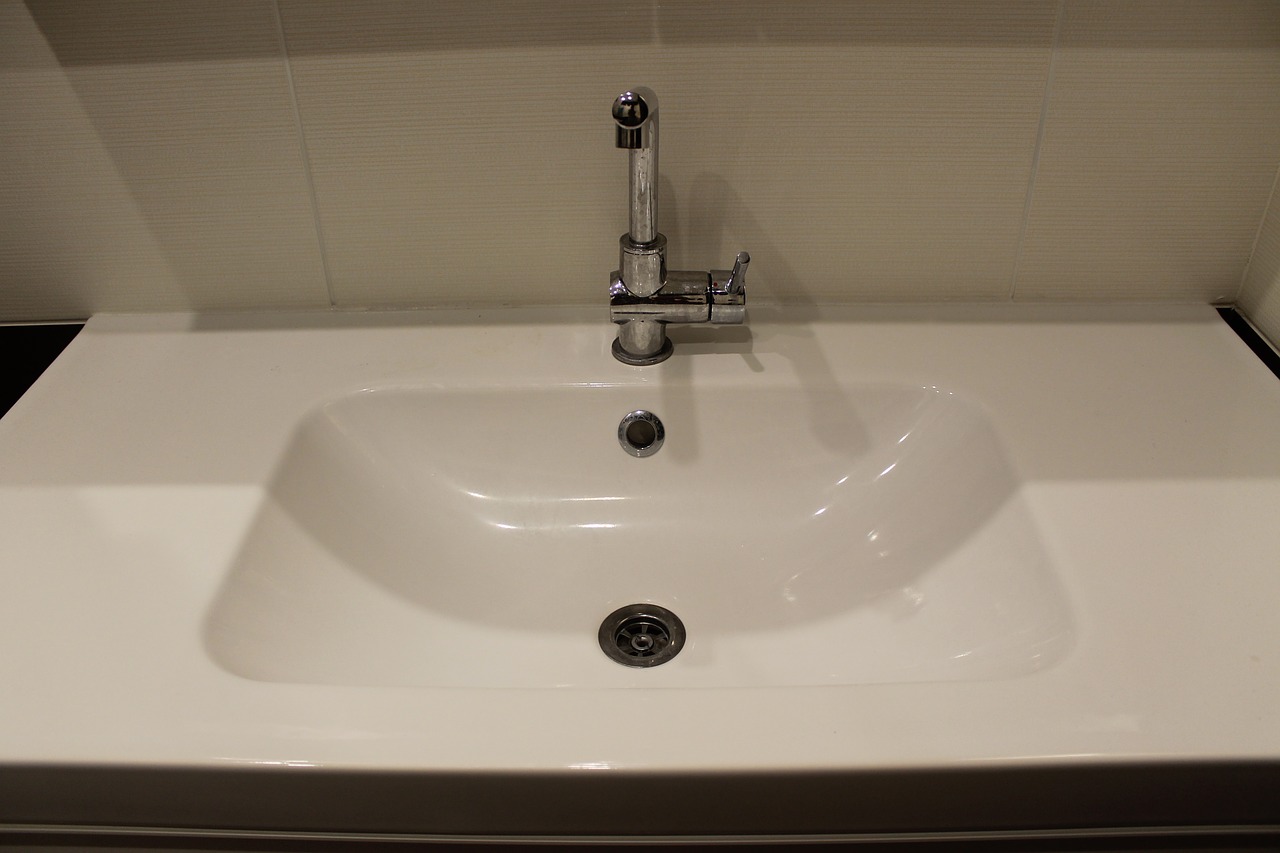 sink bathroom white free photo