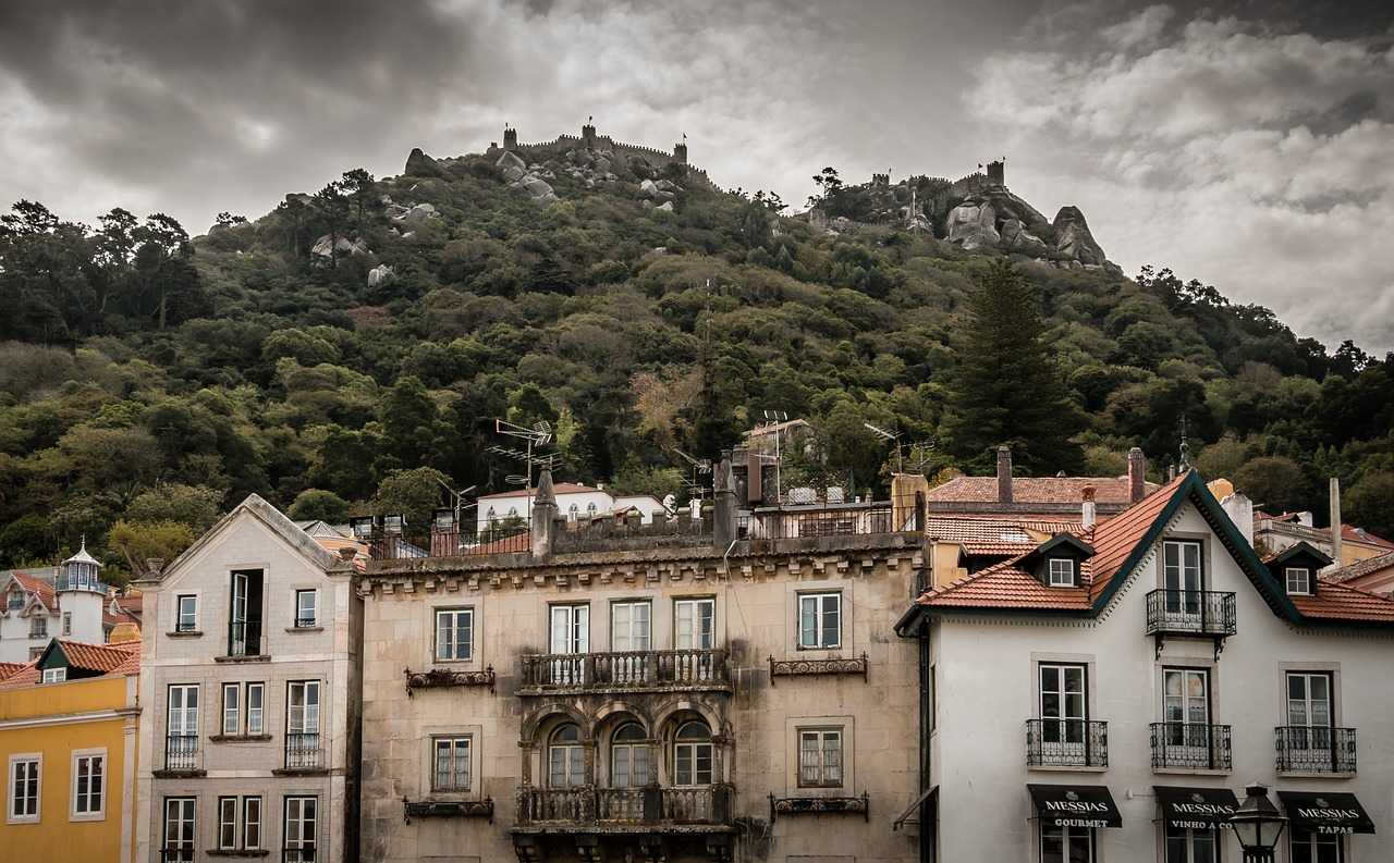 sintra  the strength of the  city free photo