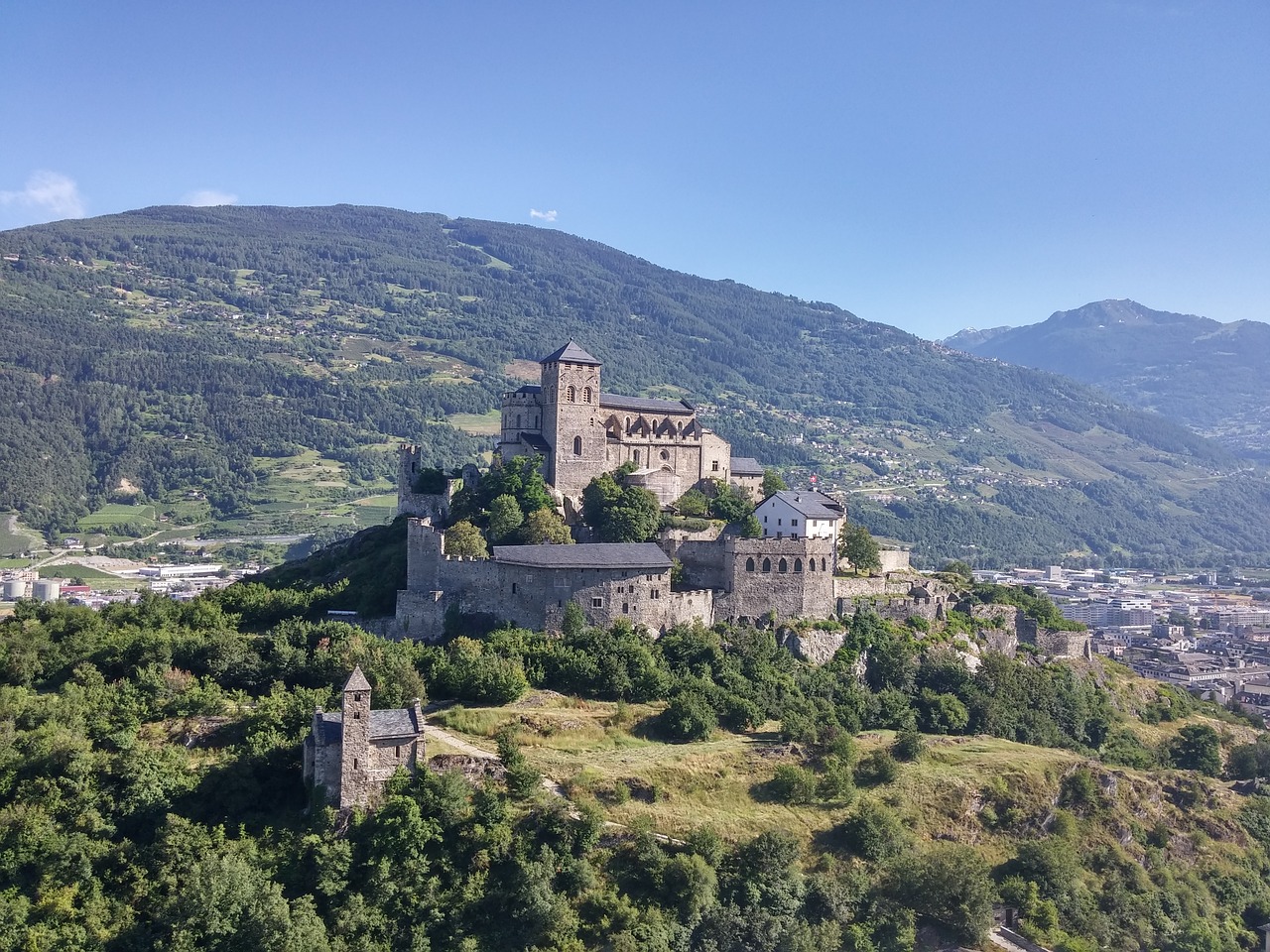 castle sion switzerland free photo