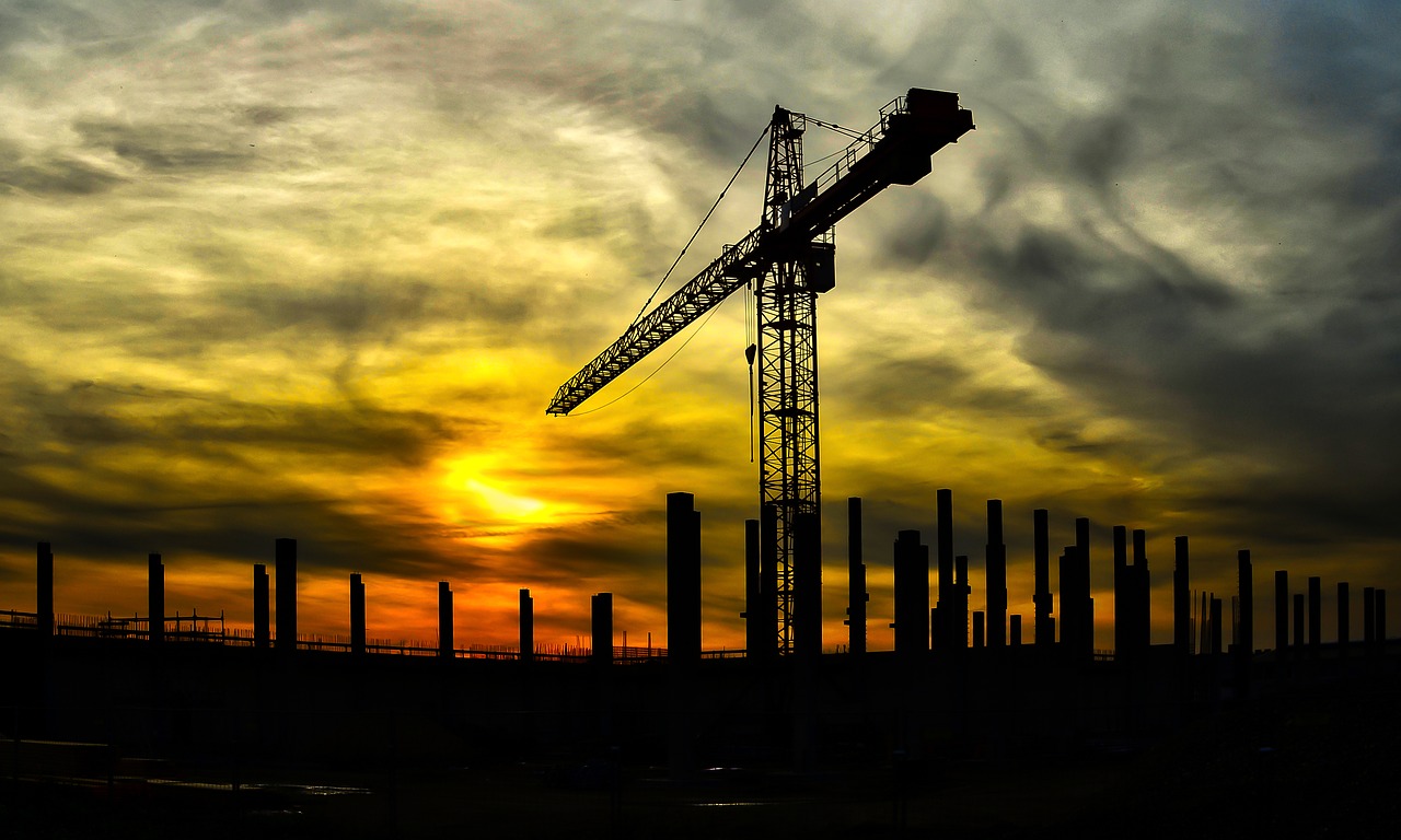 site  work  evening free photo