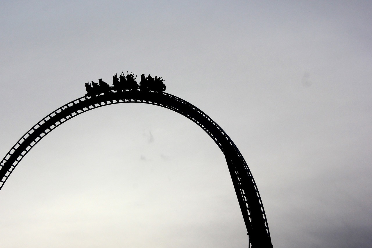 roller coaster games amusement park free photo