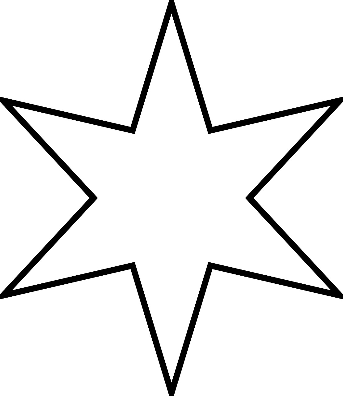 six pointed star moravian star star polygon free photo
