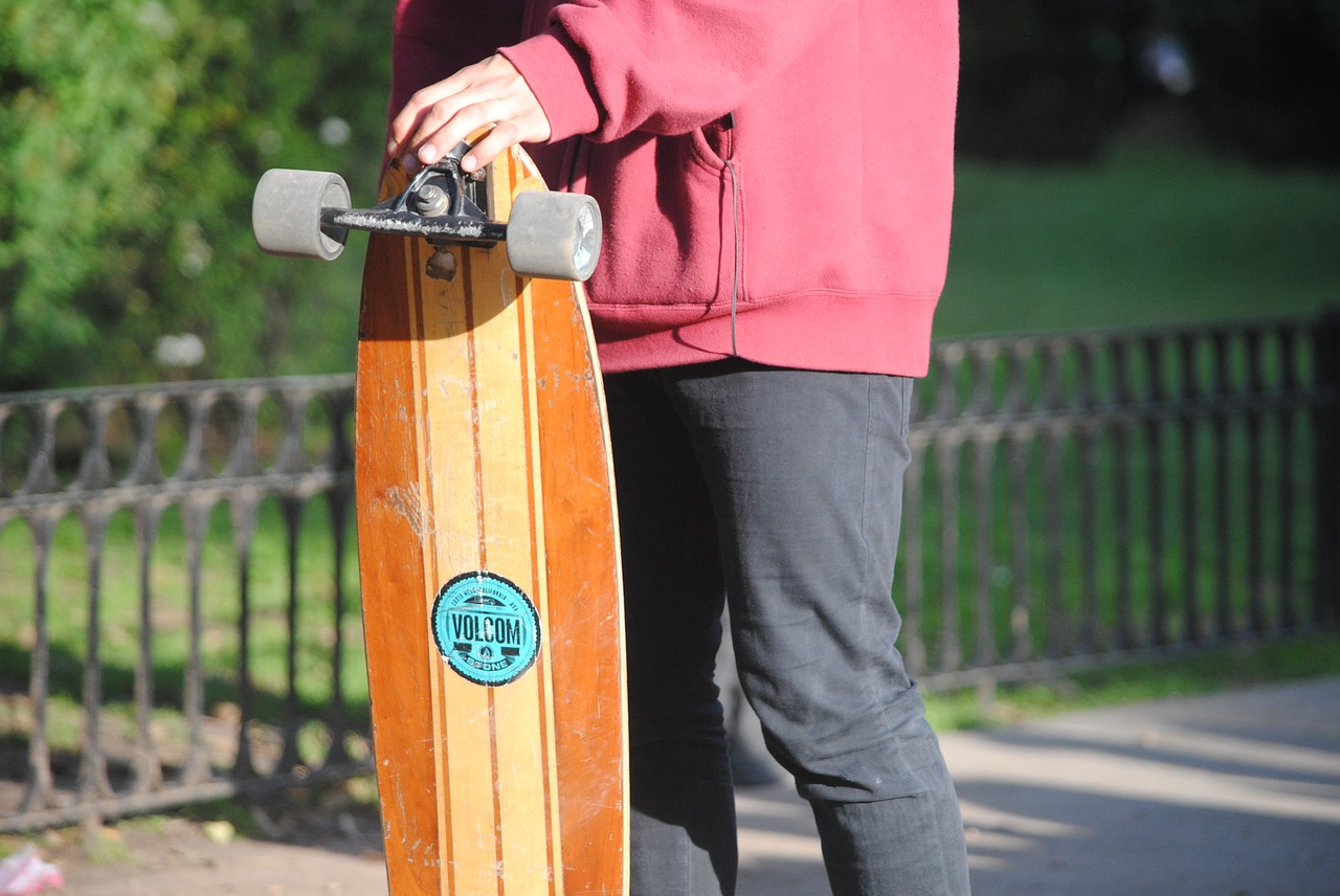 skate longboard guy free photo
