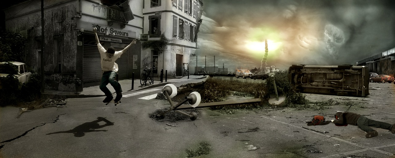 skate apocalyptic doomsday free photo
