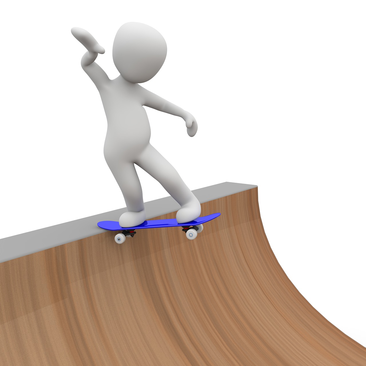 skateboard drive halfpipe free photo