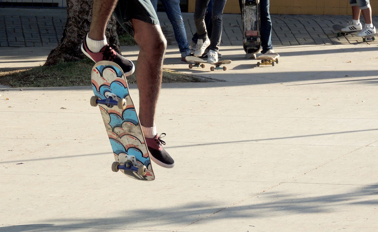 skateboard street radical free photo