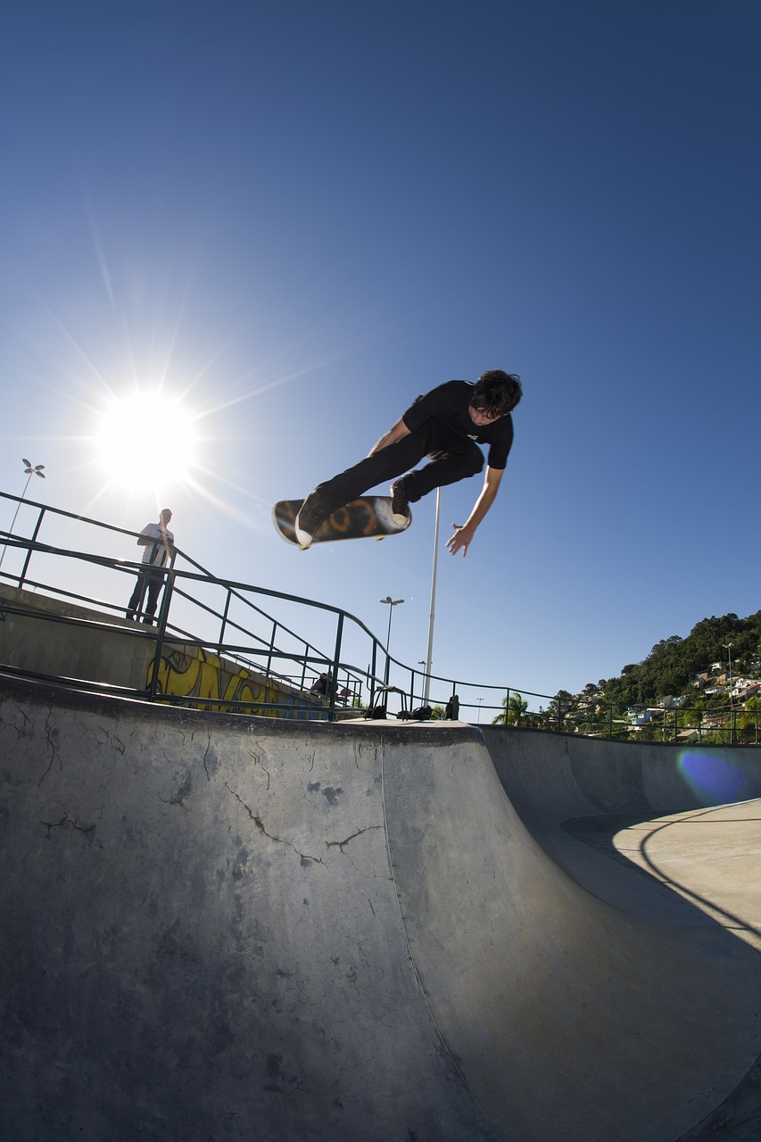 skateboard extreme sport florianopolis free photo