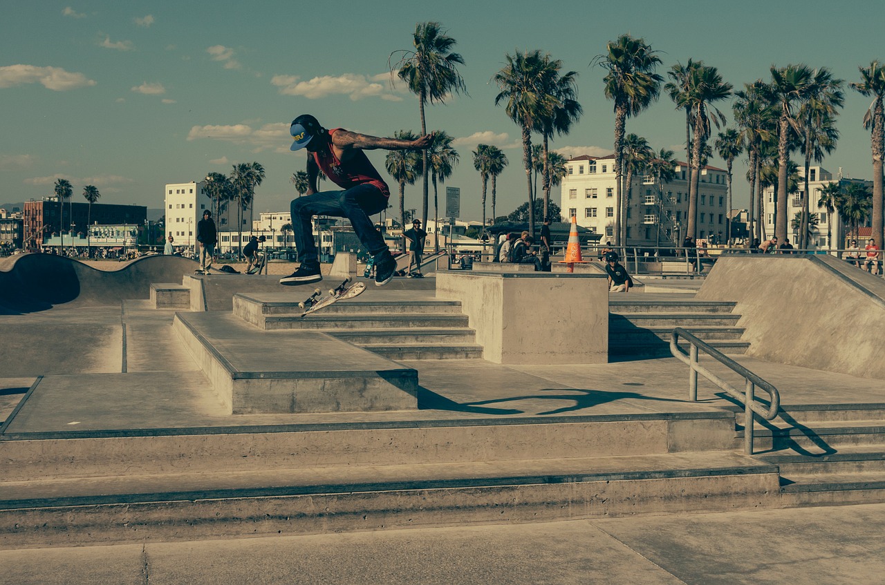skateboard boarder urban free photo