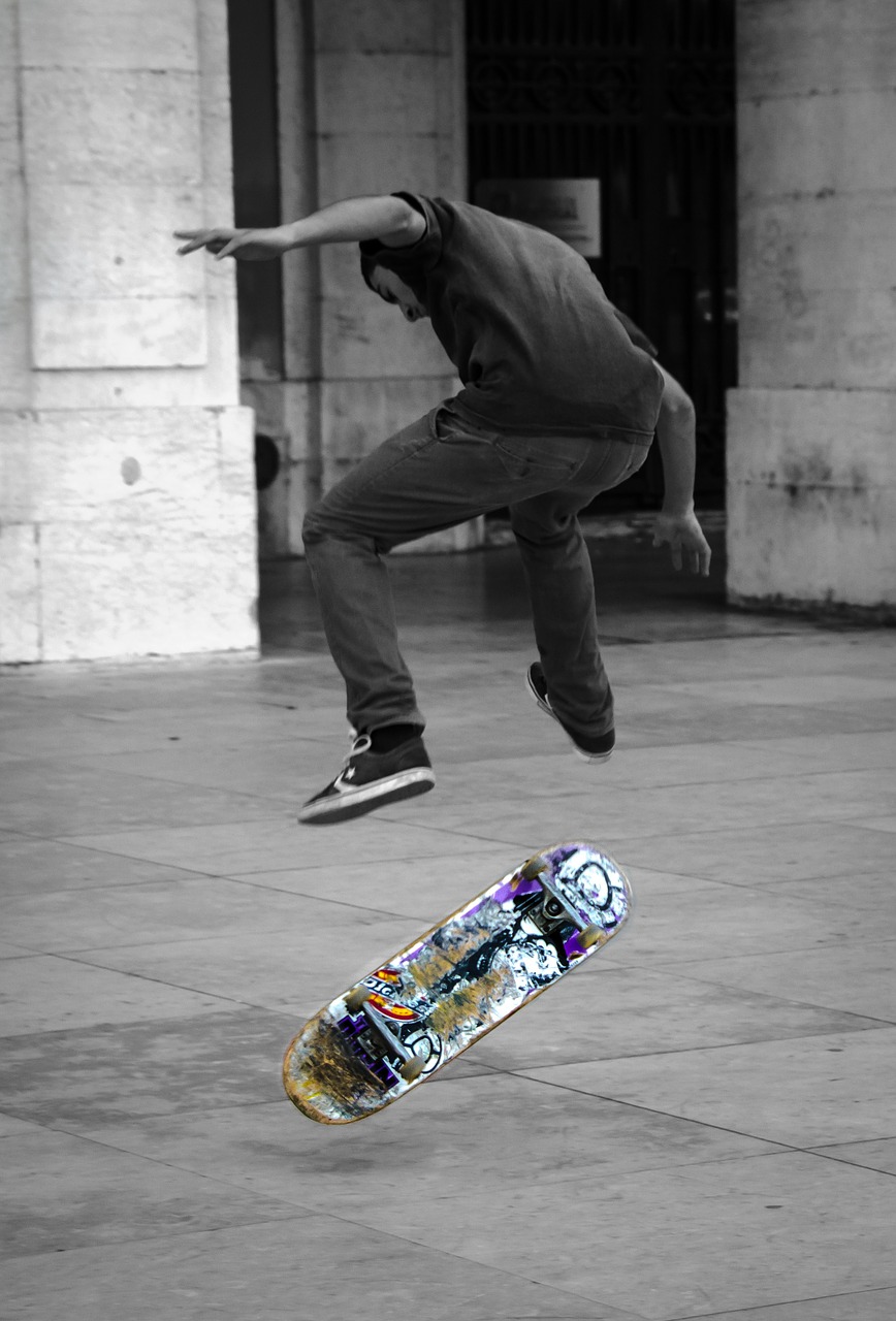skateboard urban street free photo