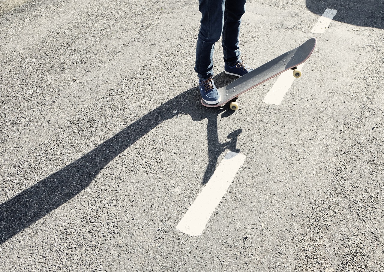 skateboard skater pavement free photo
