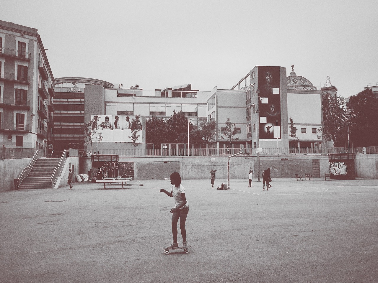 skateboarding park skating free photo