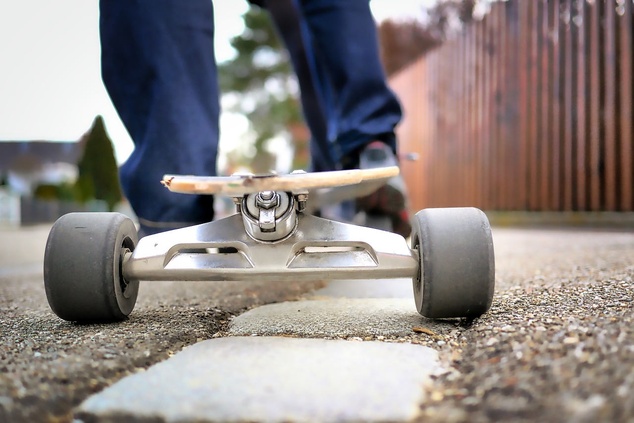 skateboarding youth fun free photo