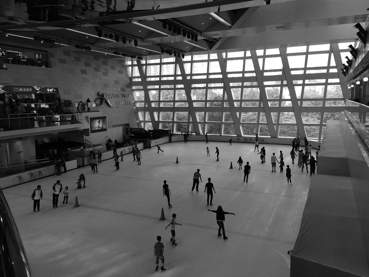 skating rink sports free photo