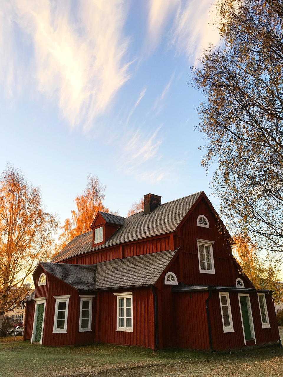 skellefteå nordanå himmel free photo