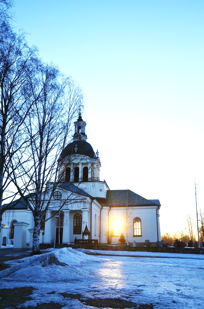 skellefteå the listed landskyrkan church window free photo