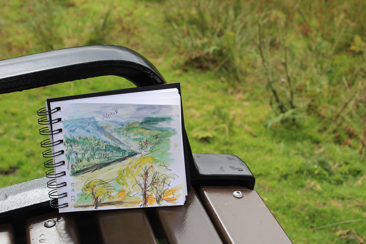 sketch sketchbook plein air free photo