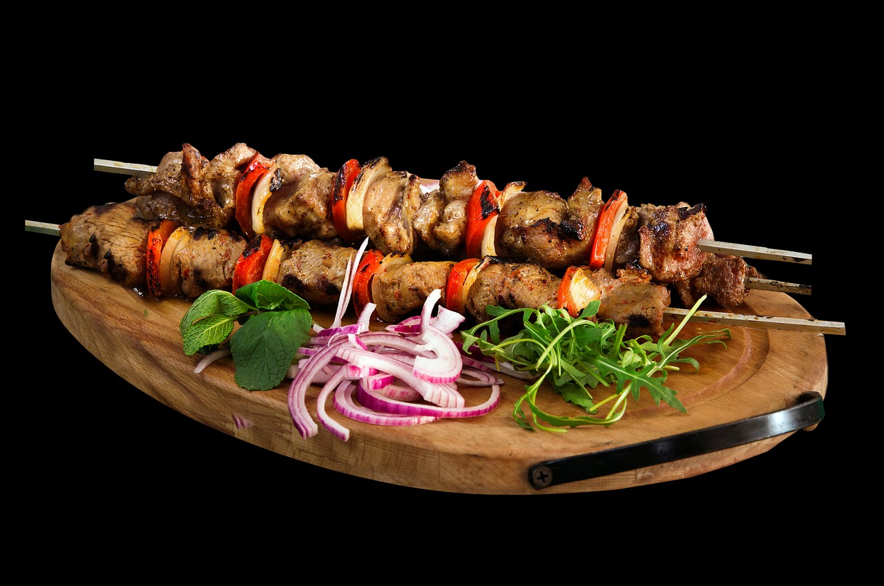 skewer  kebab  barbecue free photo