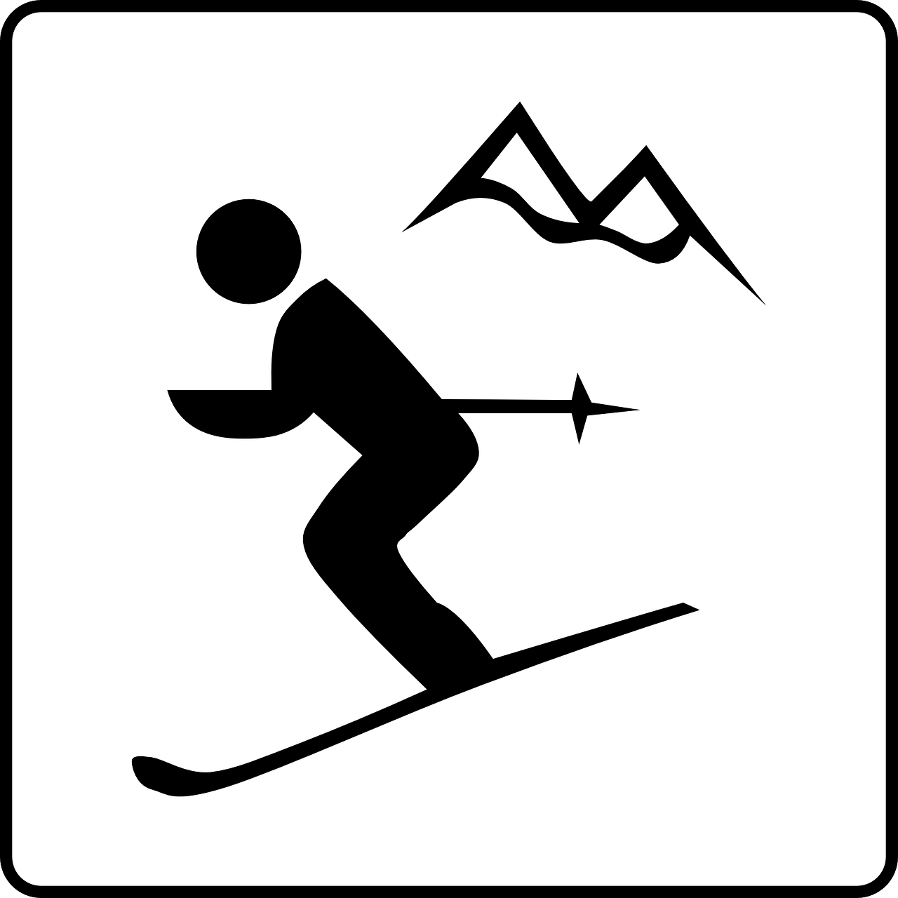 ski sports skiing free photo