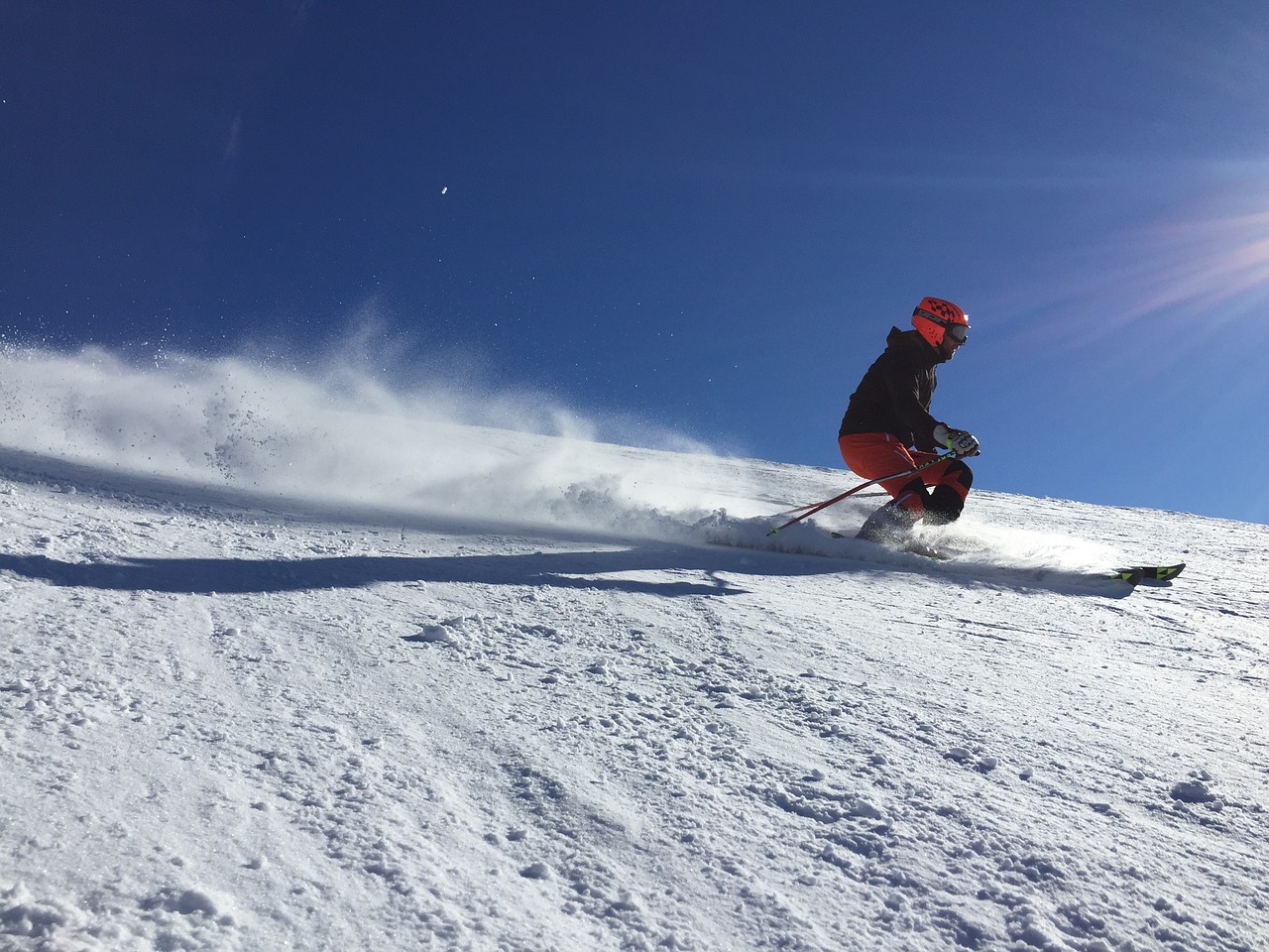 ski alpine snow free photo