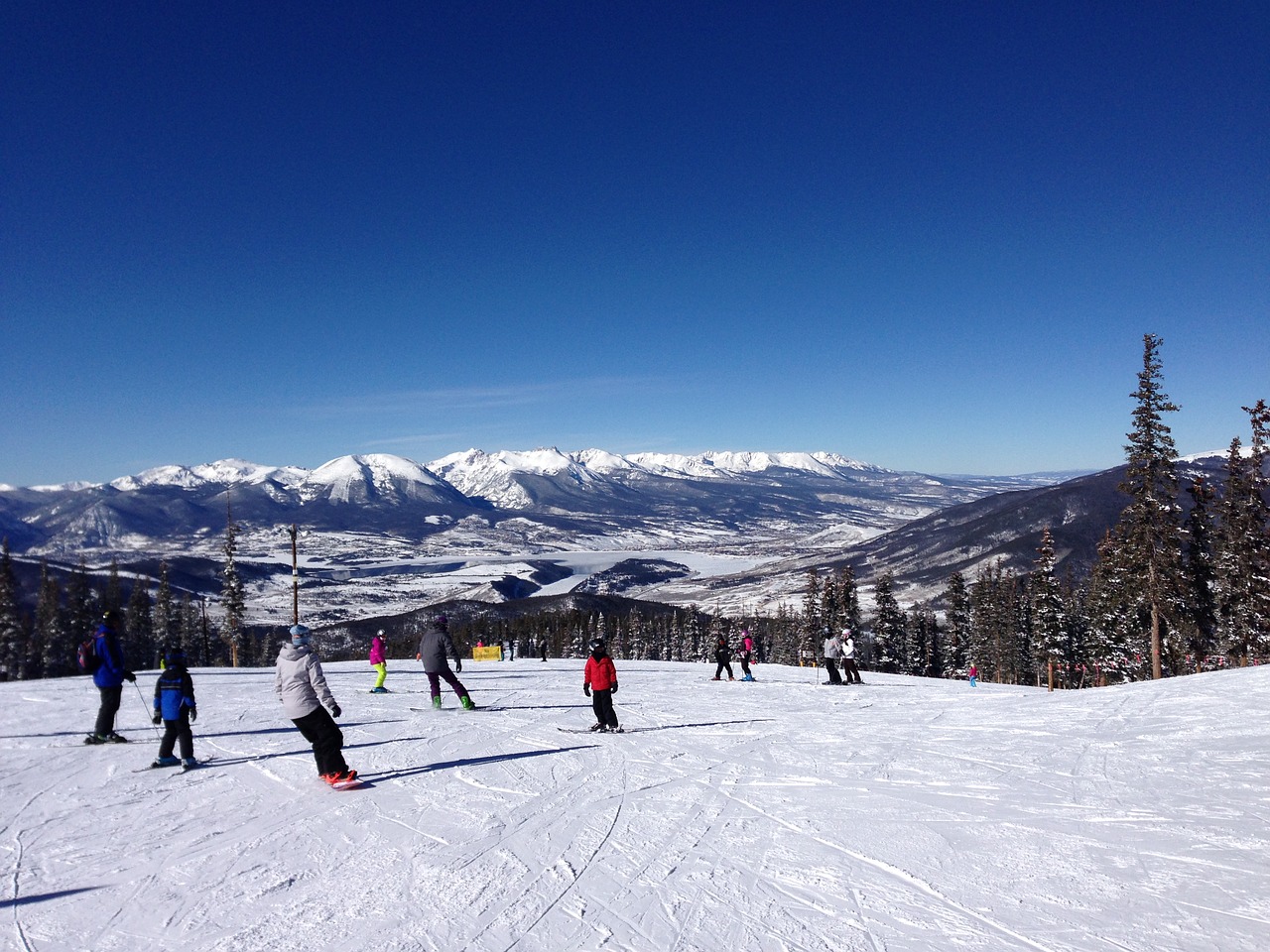 ski colorado slopes free photo