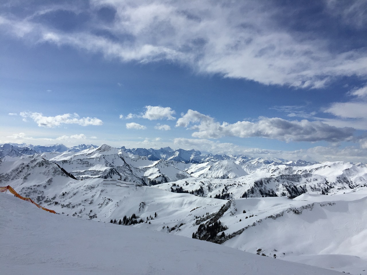 ski mountain sky free photo
