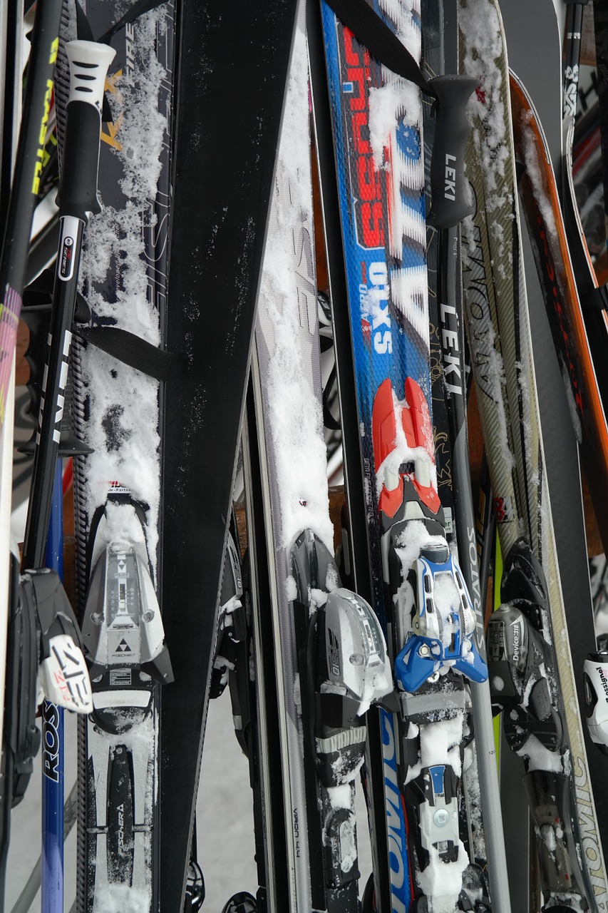 ski ski equipment ski poles free photo