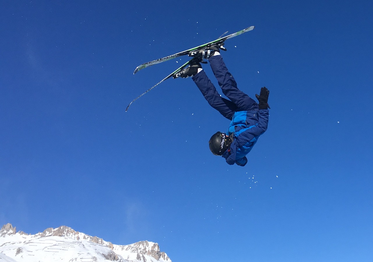 ski jump val d'isere free photo