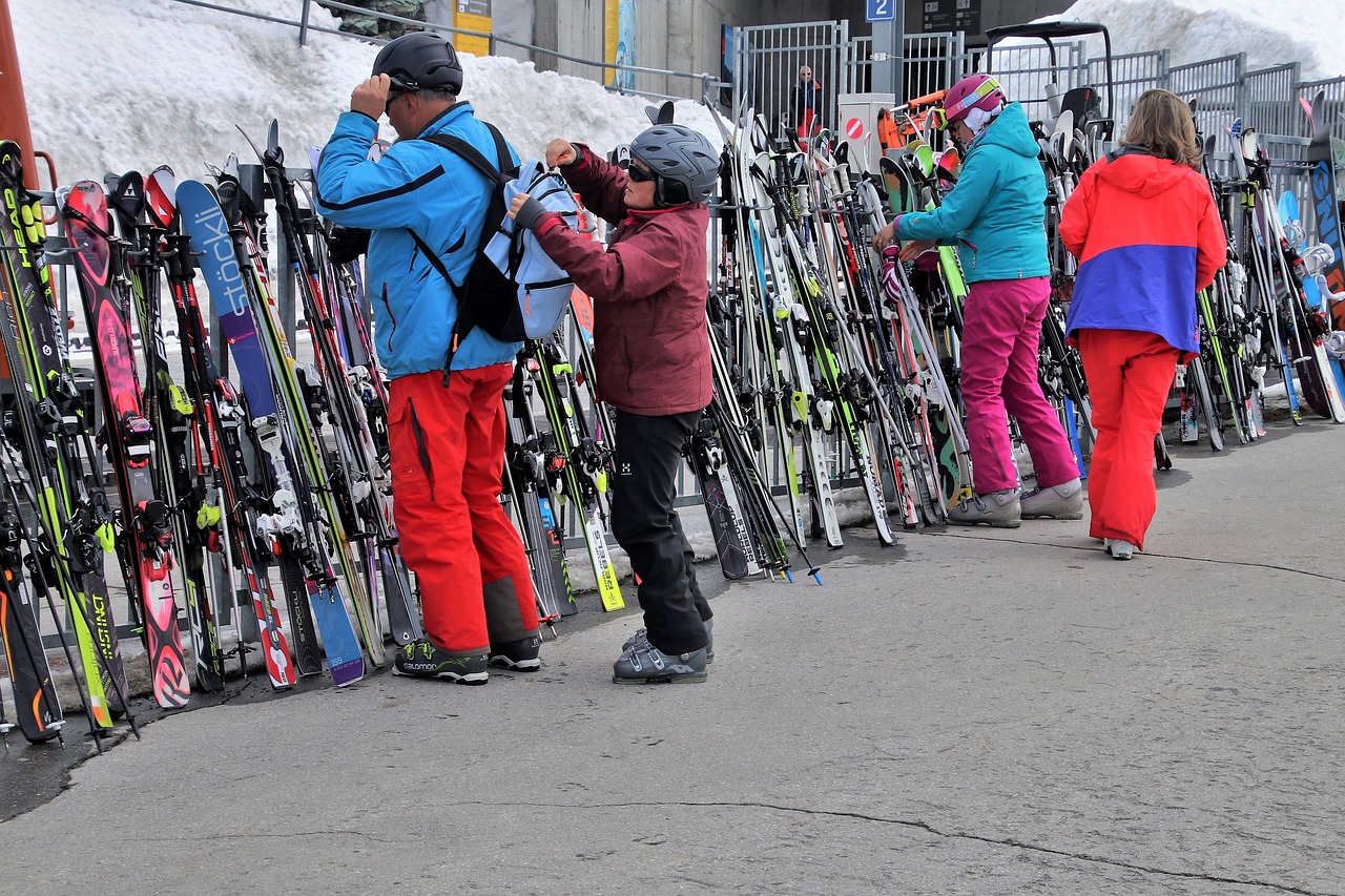 ski  skis  skiers free photo