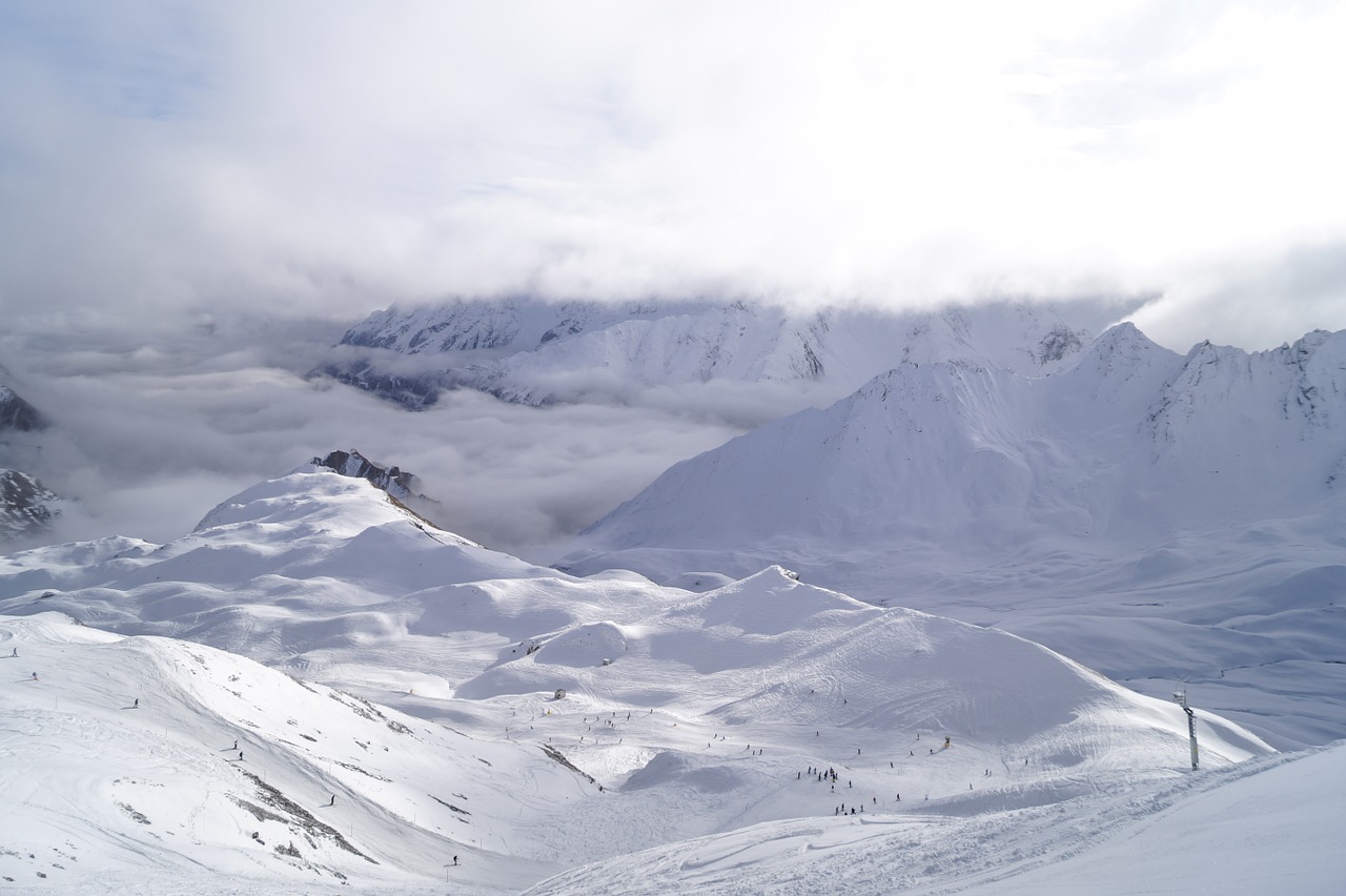ski snow view free photo