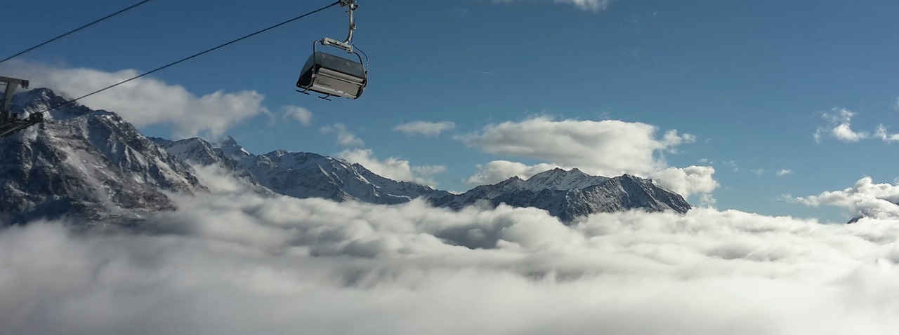 ski area alpine chairlift free photo