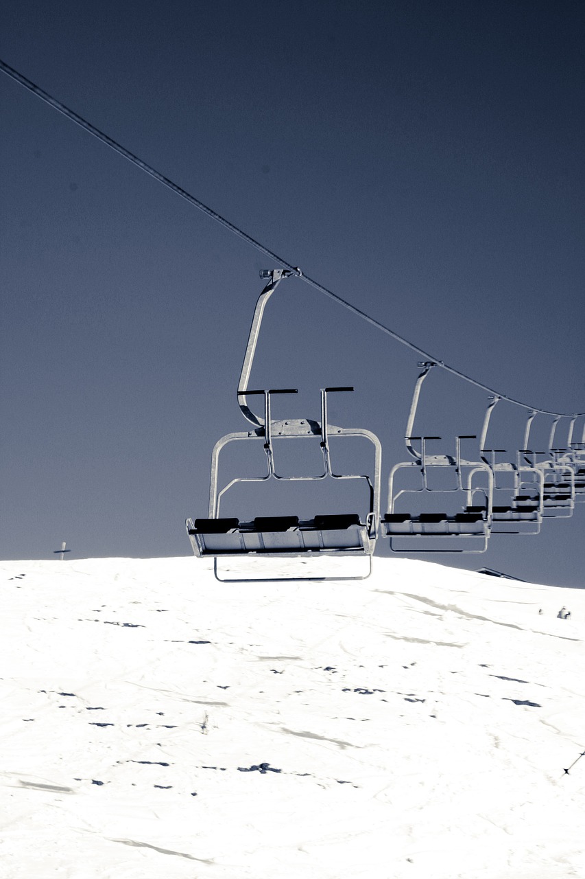 ski lift lift chairlift free photo