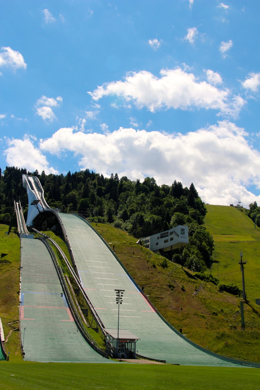ski resort garmisch partenkirchen ski jumping free photo