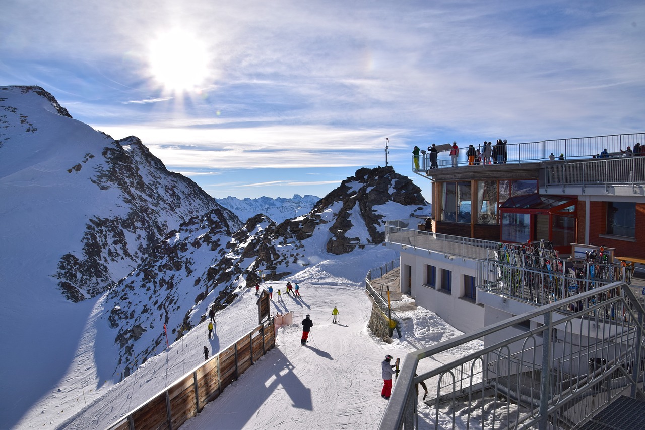 ski resort mountain station ski lift free photo