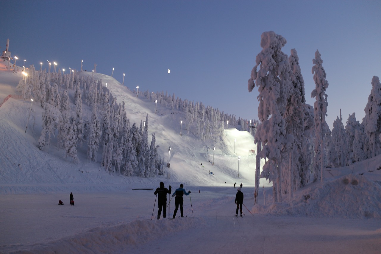 ski resort slopes winter free photo