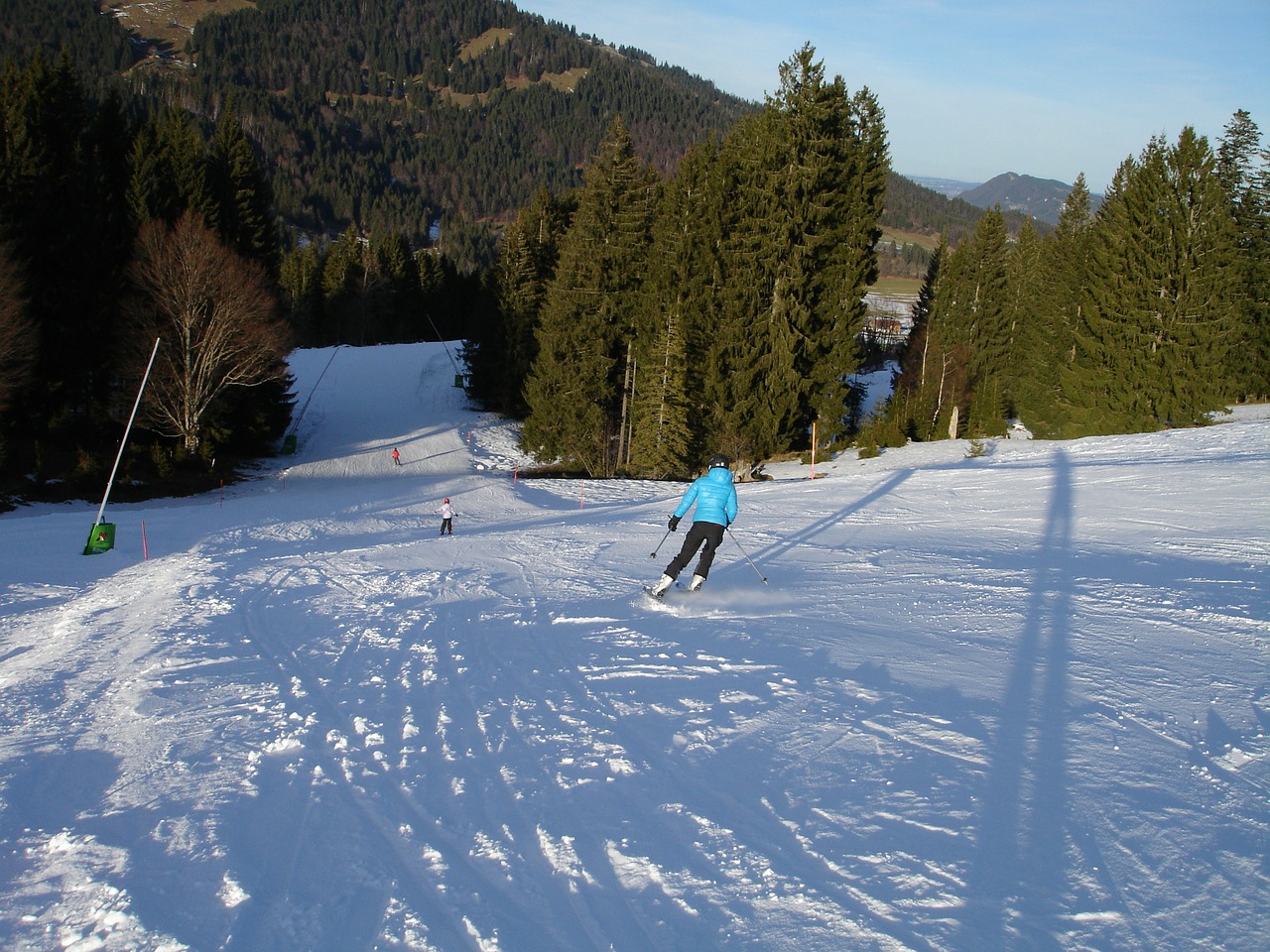 ski run ski area skiing free photo