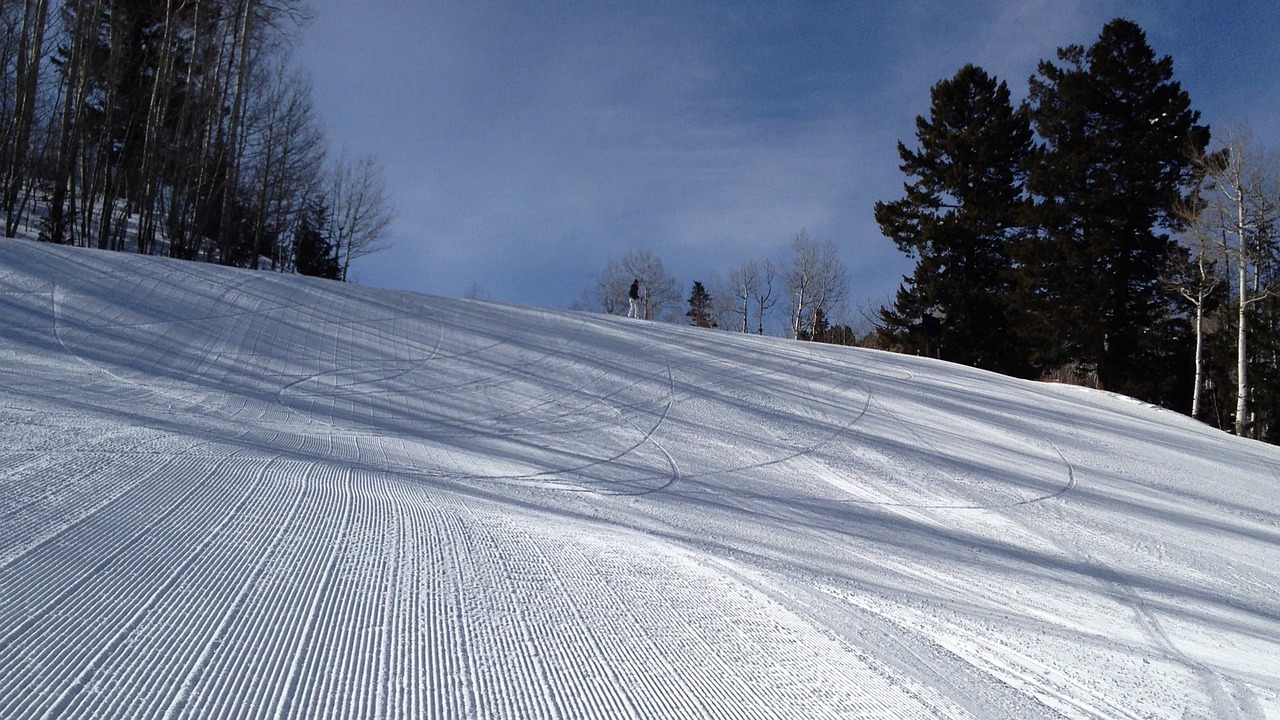 ski slope snow winter free photo