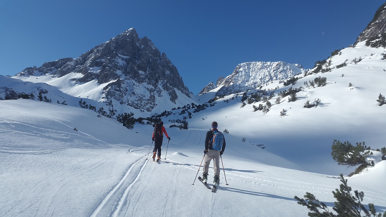 backcountry skiiing lech valley skitouren predecessor free photo