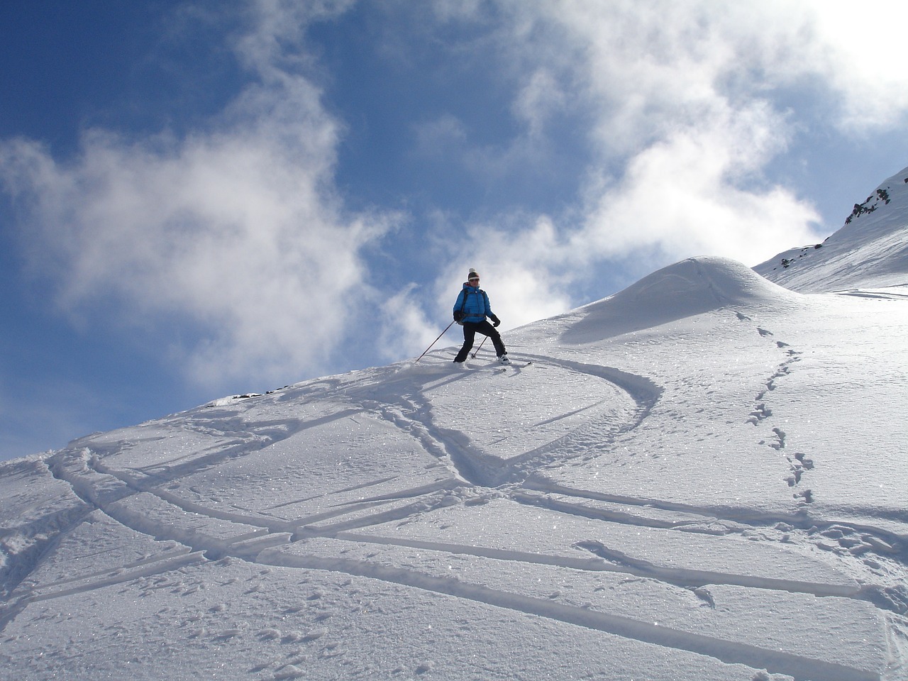 backcountry skiiing departure ski touring free photo