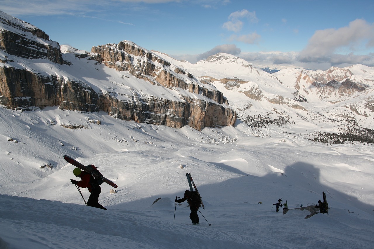 skialp ski mountaineering dolomites free photo