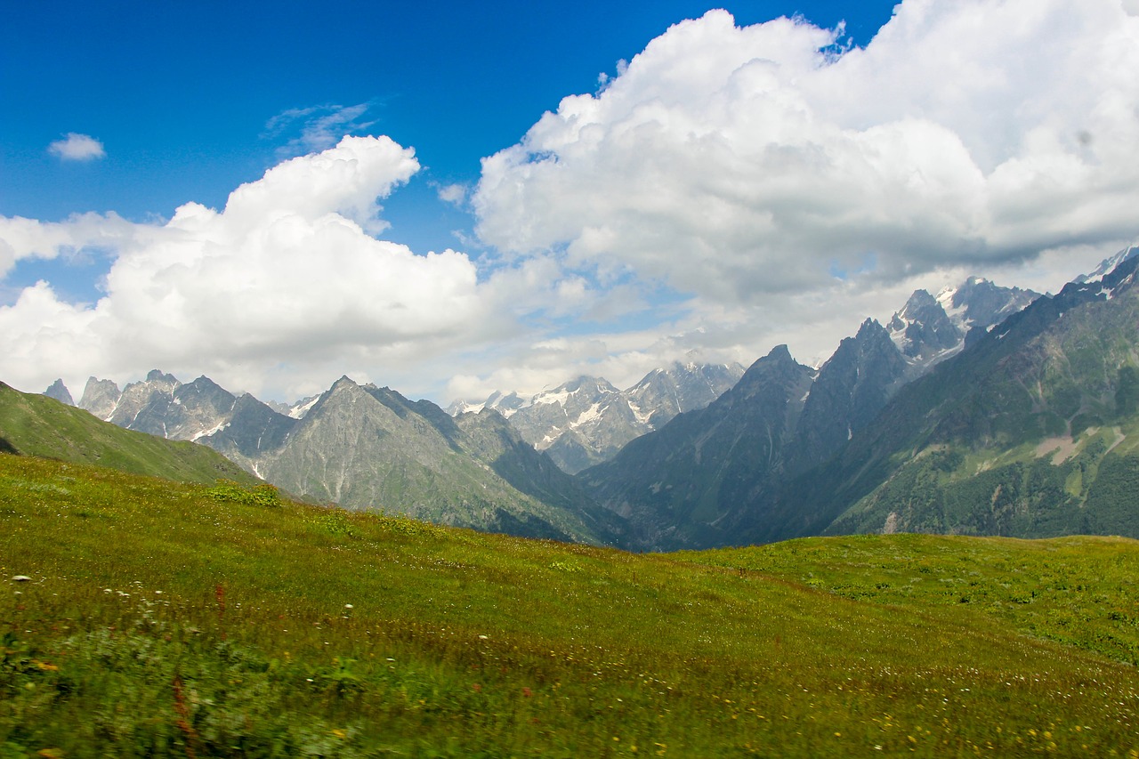 skies georgy mountains free photo