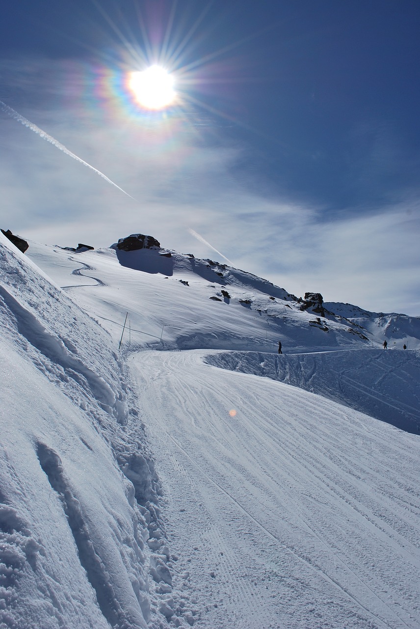 skiing alps snow free photo