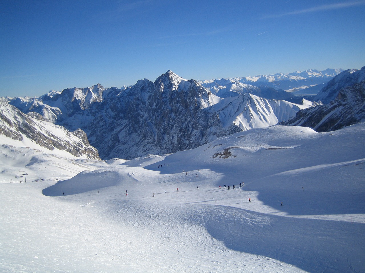 skiing mountains snow free photo