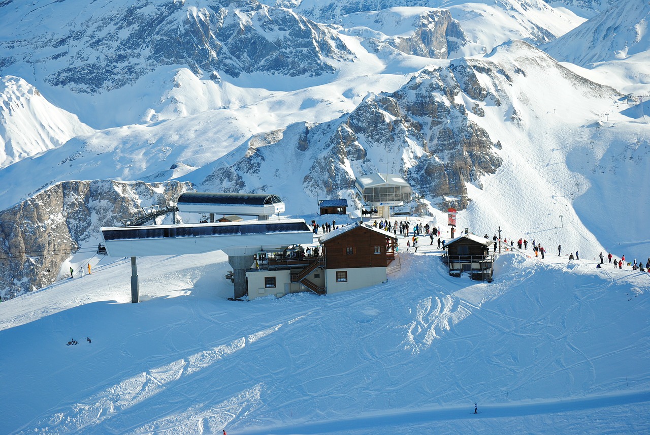 skiing ski slope free photo