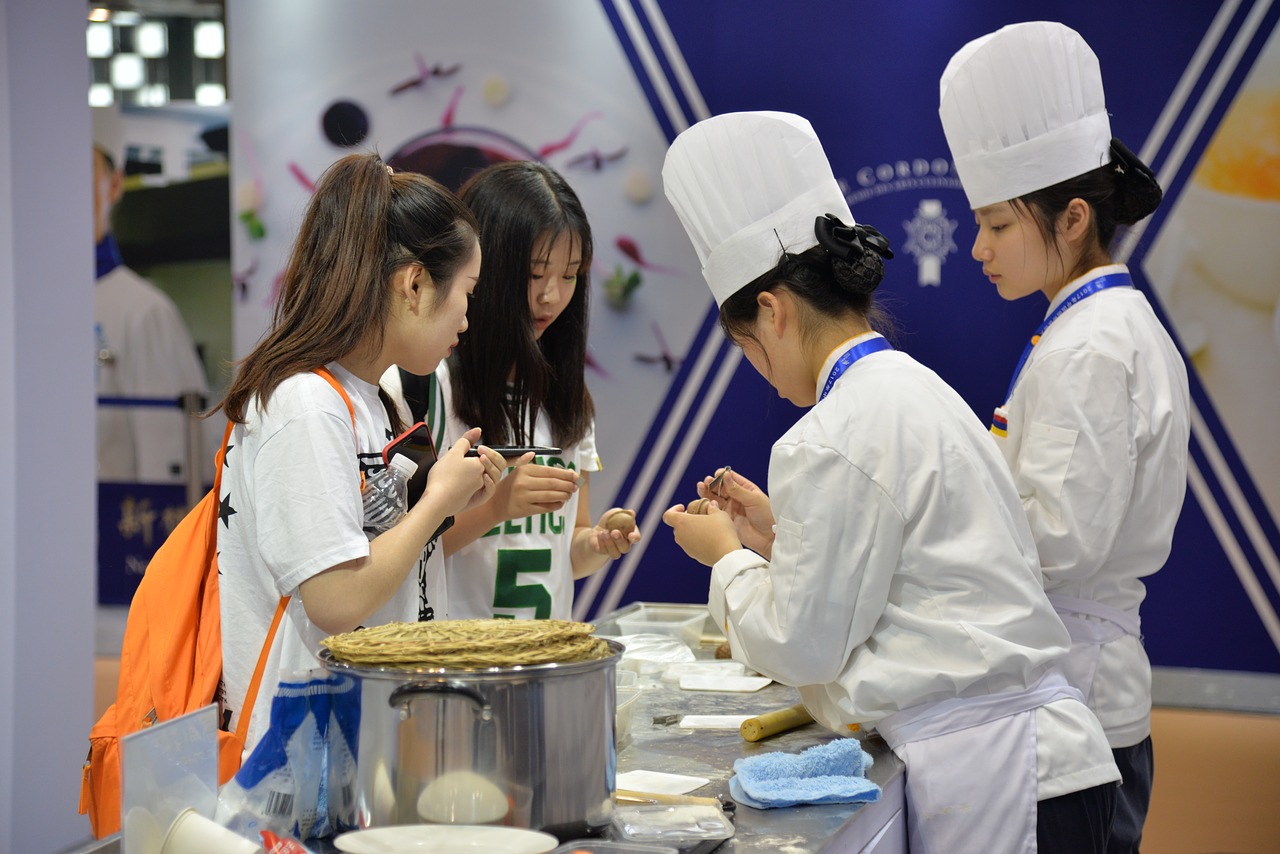 skills competition exhibition food processing free photo