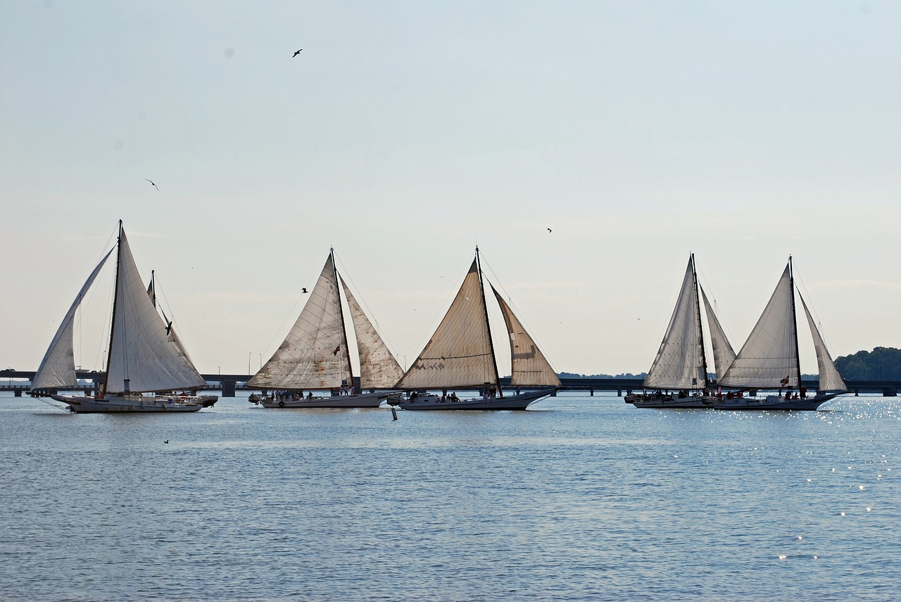 skipjack sailing boat free photo