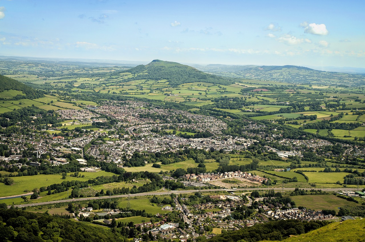 skirrid mountain architecture city free photo