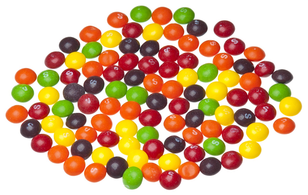 skittles candy colorful free photo
