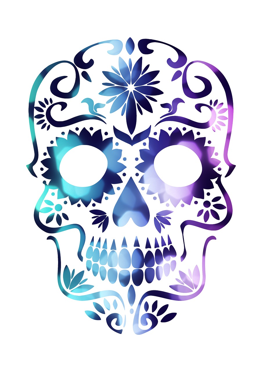skull sugar skull mexican free photo