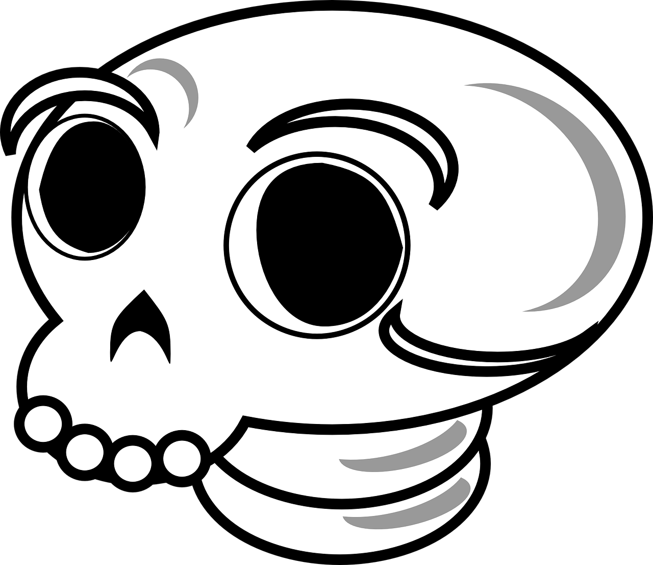 skull face skeleton free photo